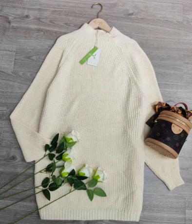 Madeline - bequemes winter-strickkleid