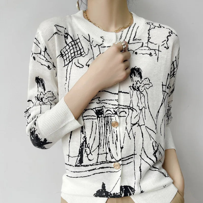 Lucie – innovative strickjacke aus mikrodurchlässiger wolle
