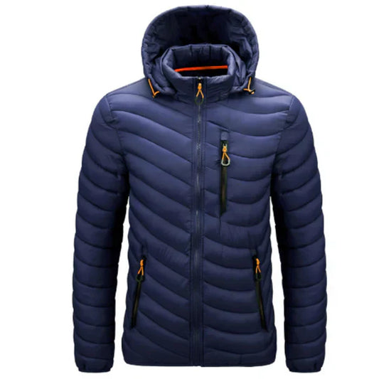 Demarcus - modische warme steppjacke für herren