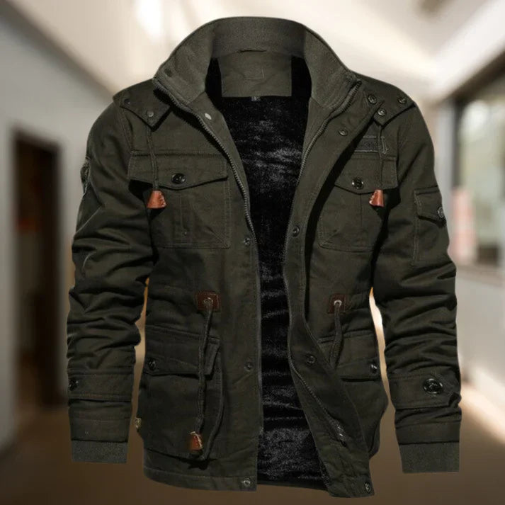 Exklusive bomberjacke mit weichem innenfutter für herren - perfekt für den alltag