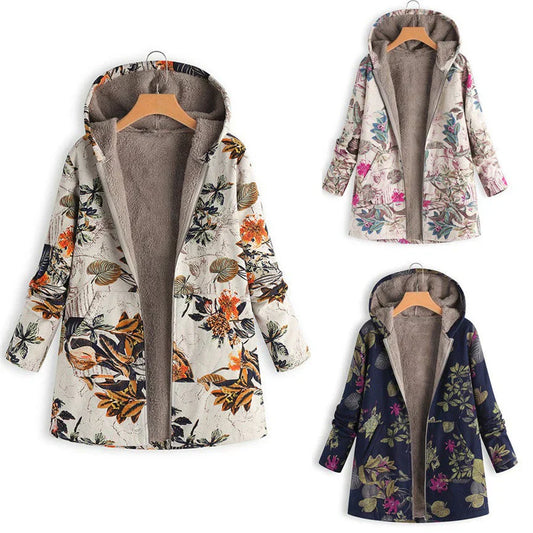 Daniela - gemusterte jacke im vintage-stil
