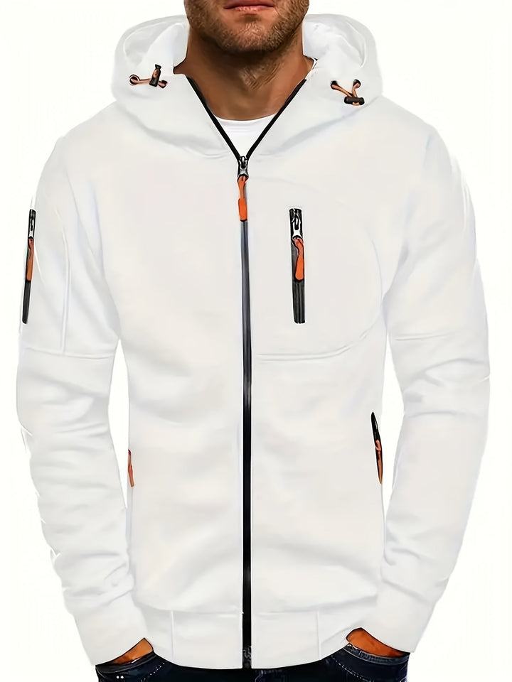 Activezip - sportlicher kapuzenpullover mit reißverschluss