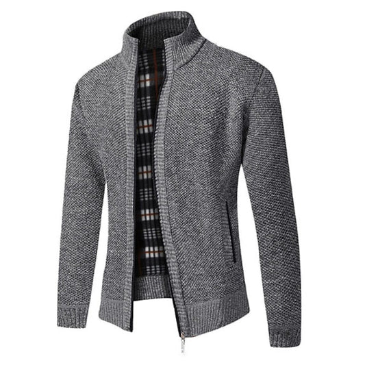 Ralph polo - stylischer zipper strickpullover für herren (italienisches design)