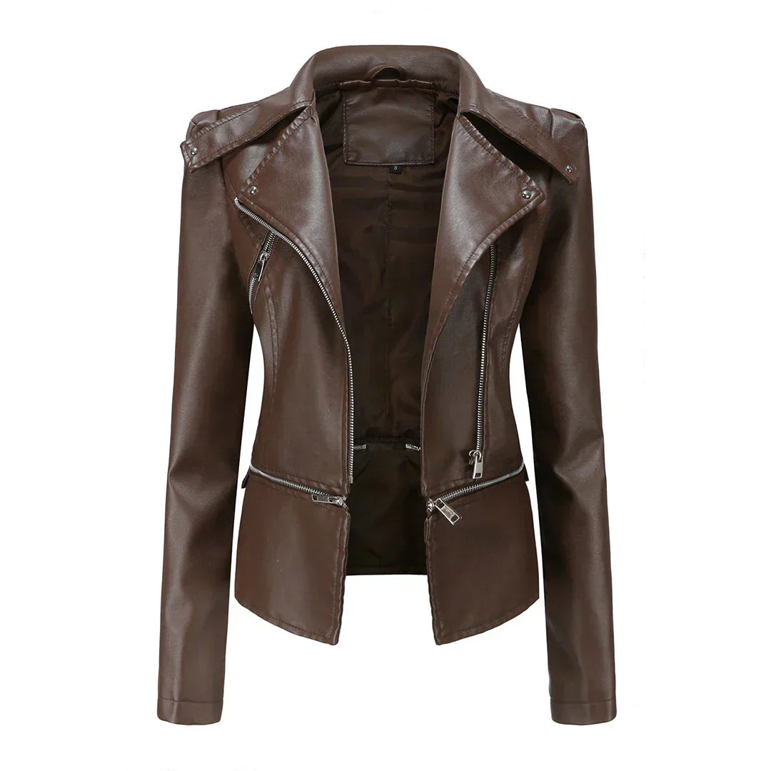 Stilvolle Lederjacke - Esra
