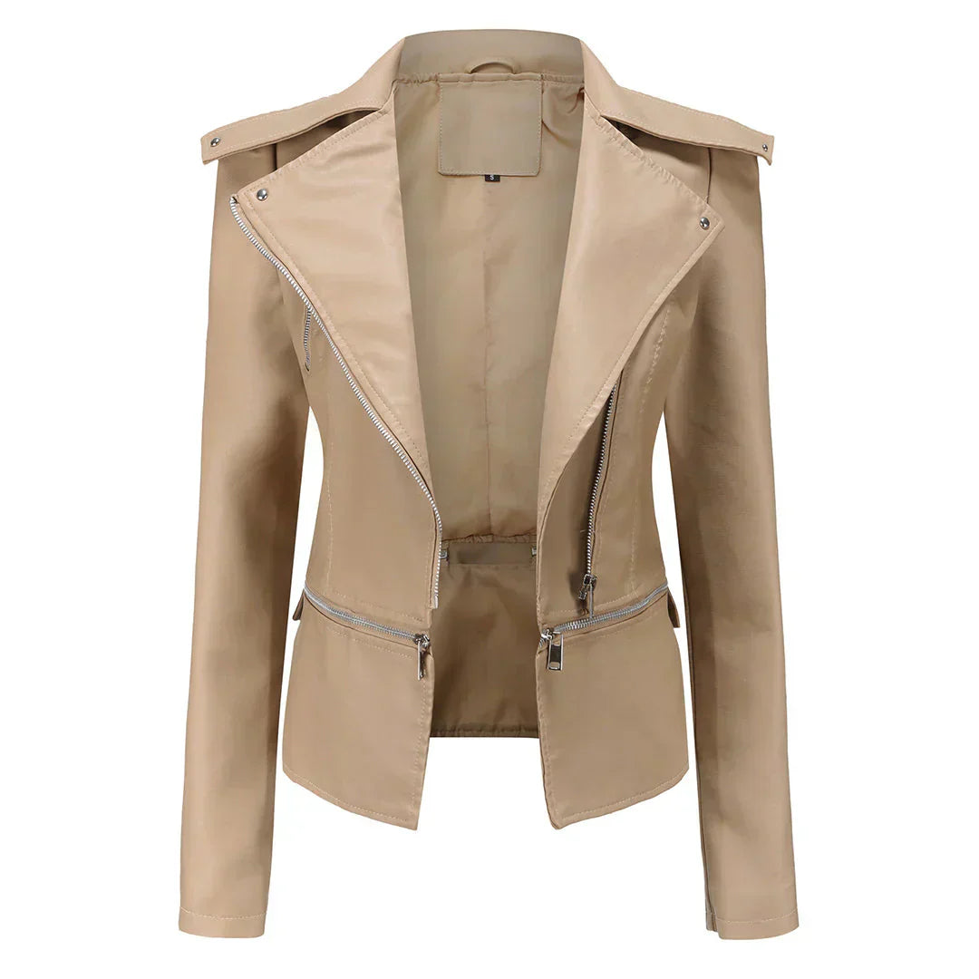 Stilvolle Lederjacke - Esra