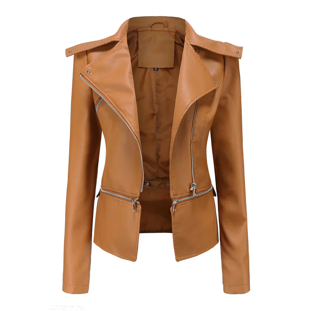 Stilvolle Lederjacke - Esra