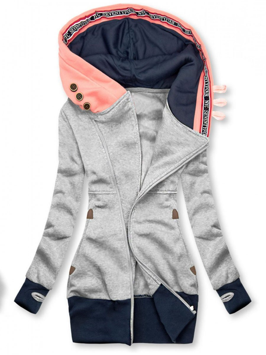 PIAN - warmes, übergrobes und langärmeliges sweatshirt