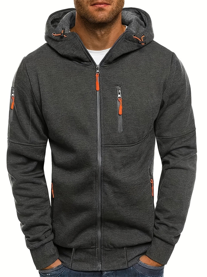 Activezip - sportlicher kapuzenpullover mit reißverschluss